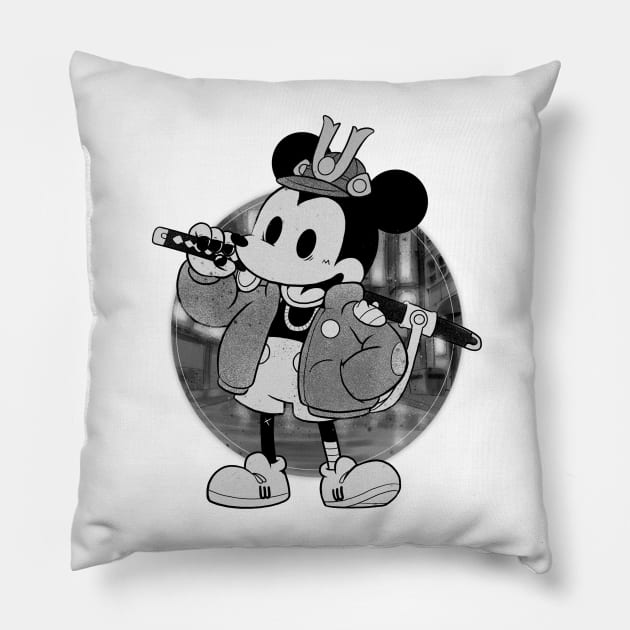 Cyber Samurai Mouse Pillow by BrunoMota