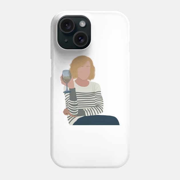 Modern Family Claire with Drink Meme Fan Art Phone Case by senaeksi