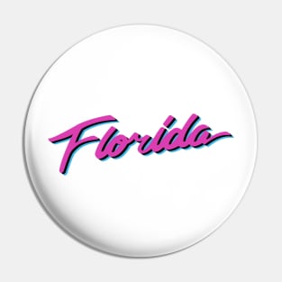 Florida Vice Pink Pin