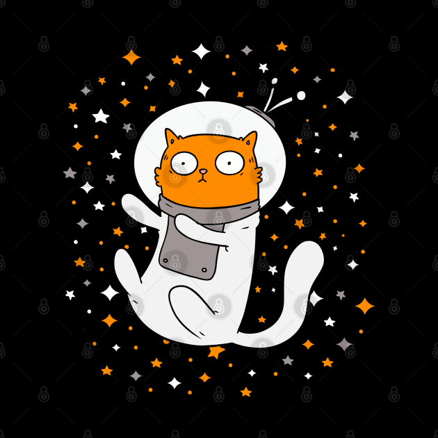 Cat in space by ArtsyStone