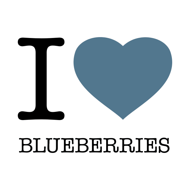 I LOVE BLUEBERRIES by eyesblau