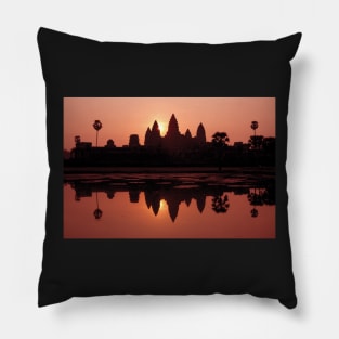 Angkor Wat, At Sunrise - Cambodia Pillow