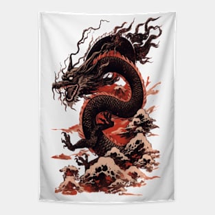 dragon in Asian style Tapestry