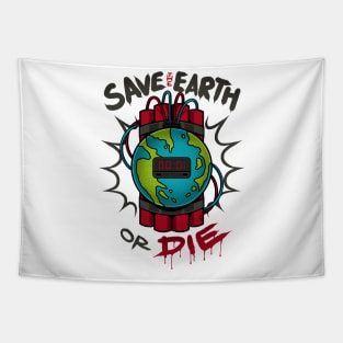 Save Earth or Die Tapestry