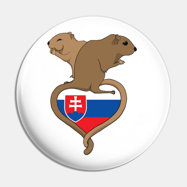 Gerbil Slovakia (light) Pin by RampArt