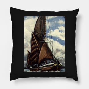 THAMES SAILING BARGE CABBY Pillow