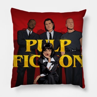 Pulp Fiction Group Txt Pillow