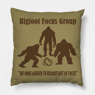 Bigfoot focus group Pillow