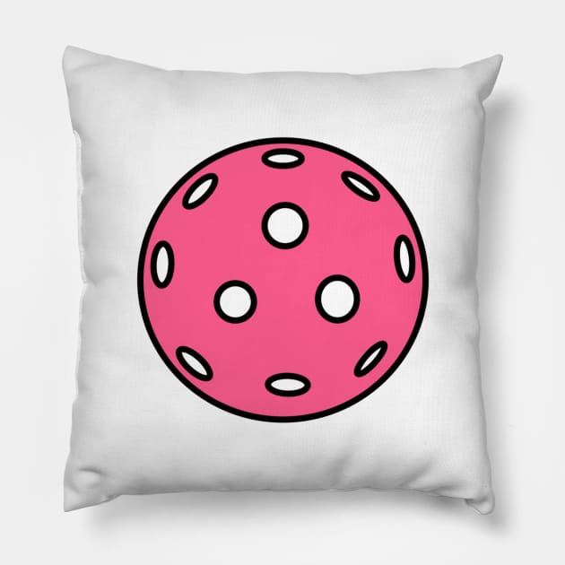 Pink Pickleball Pillow by Little Duck Designs