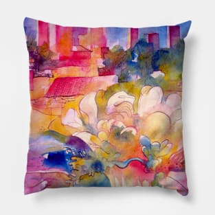 San Gimignano full bloom Pillow