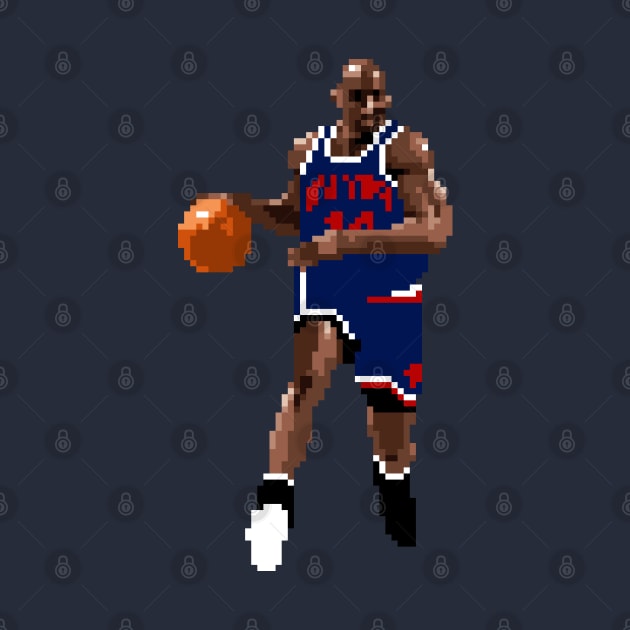 Anthony Mason Pixel Dribble by qiangdade