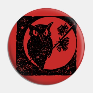 Halloween Big Owl Pin