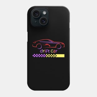 Drift Car Multicolor Phone Case