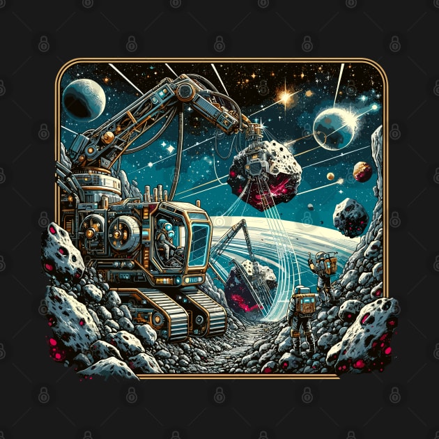 Asteroid Frontier: The Galactic Gold Mining Saga by Graphic Wonders Emporium