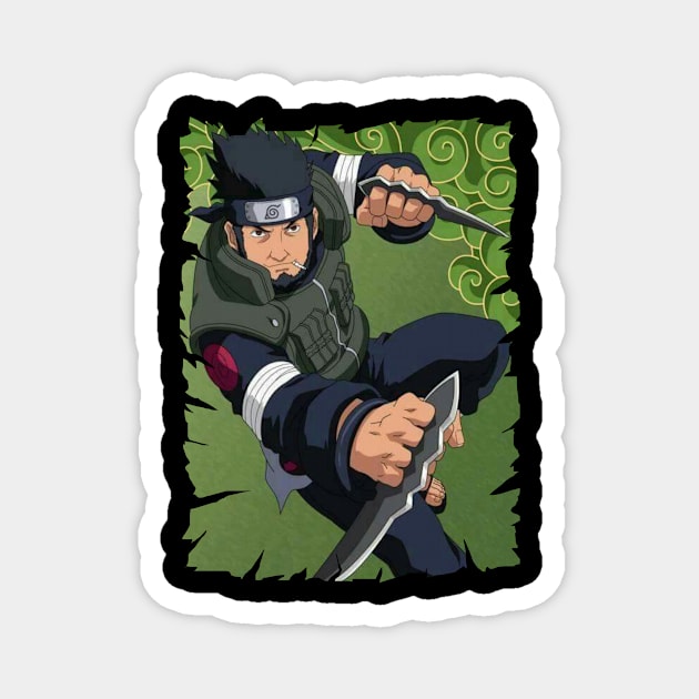 ASUMA SARUTOBI MERCH VTG Magnet by funnymushroomz