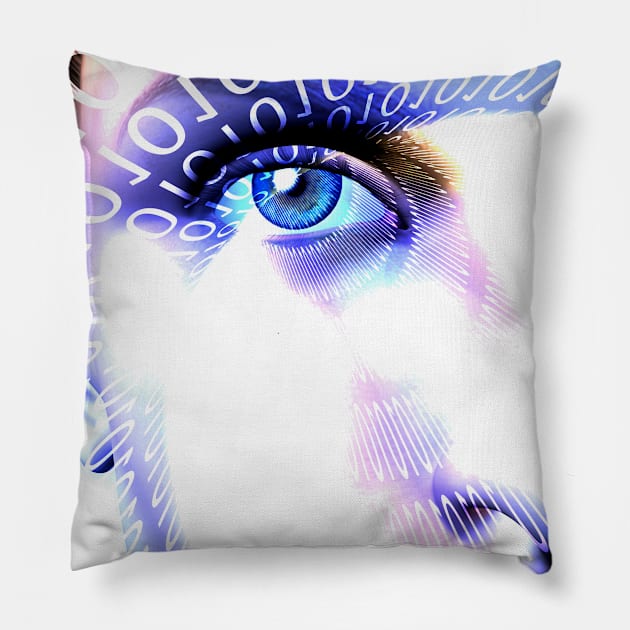 Internet Girl Pillow by rolffimages