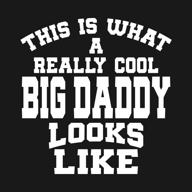 This Is What A Really Cool Big Daddy Looks Like tee design birthday gift graphic by TeeSeller07