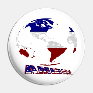 America, Independence Day Pin