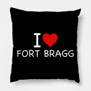 Fort Bragg - I Love Icon Pillow