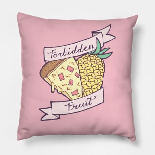 Romantic Forbidden Fruit Pineapple Pizza Pillow