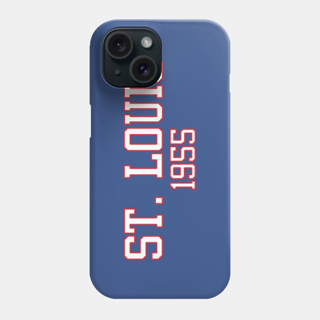 St. Louis 1955 (blue variant) Phone Case by GloopTrekker