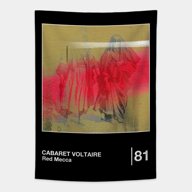 Cabaret Voltaire / Minimal Style Graphic Artwork Design Tapestry by saudade