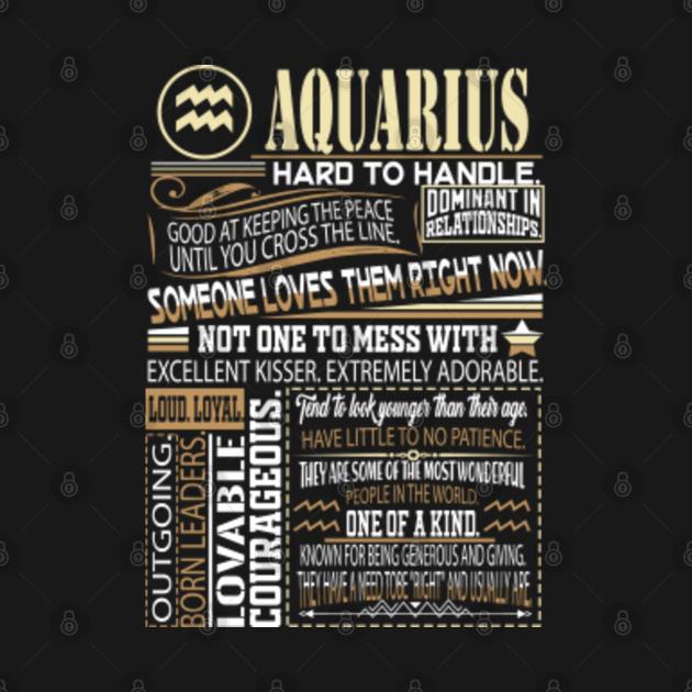 Aquarius Shirt Proud Aquarius Zodiac Birthday On January ...