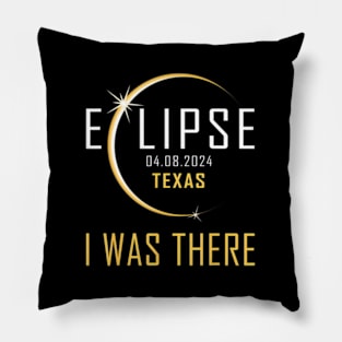 I Was There Total Solar Eclipse 2024 Texas Totality America Pillow