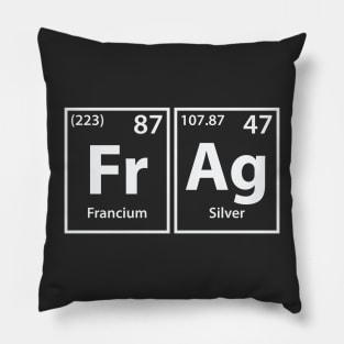 Frag (Fr-Ag) Periodic Elements Spelling Pillow