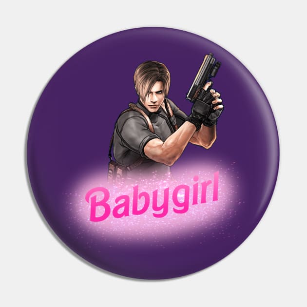 Leon Kennedy Babygirl Pin by whizz0