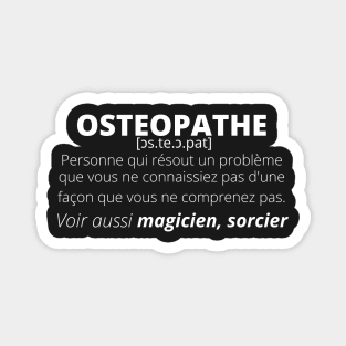 Osteopath - Definition Magnet