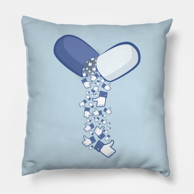 Like addiction Pillow by portraiteam