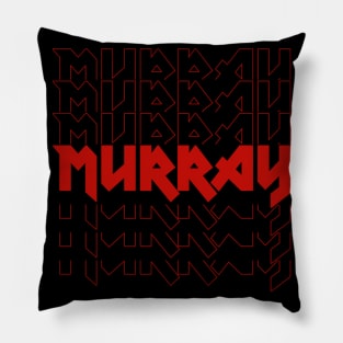 IRON TEXT || DAVE MURRAY Pillow