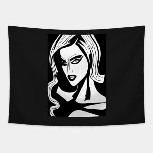 High Fashion Woman Tapestry