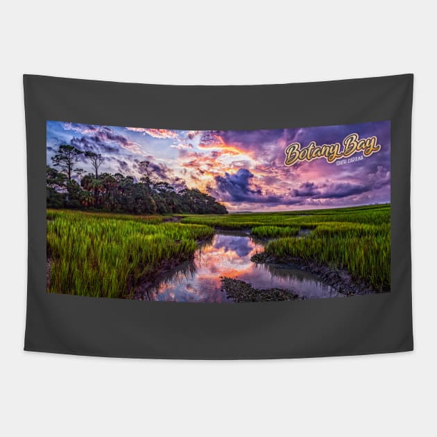 Botany Bay South Carolina Tapestry by Gestalt Imagery