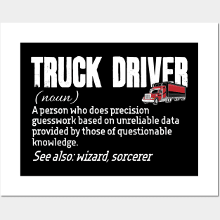 Trucking Legend Since 1971 Birthday Gifts For Truck Drivers Art Print by  Above the Village Design