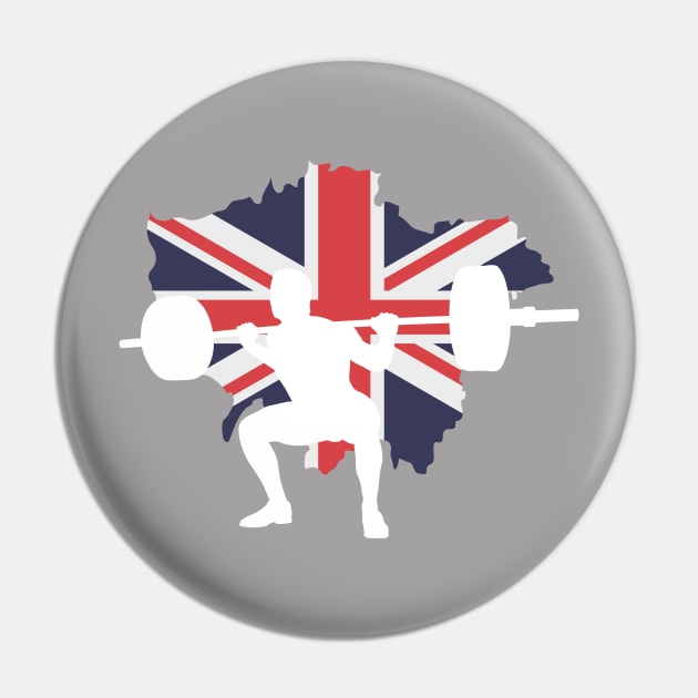 British Squats - Powerlifting Pin by High Altitude