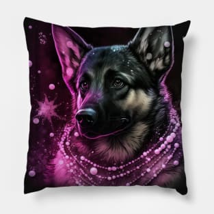 Radiant German Shepherd Pillow