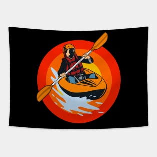 kayaker Tapestry