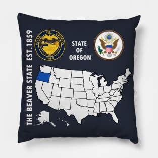 State of Oregon Pillow