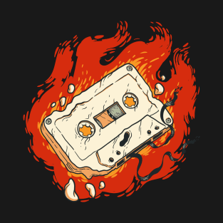 Burning Cassette T-Shirt