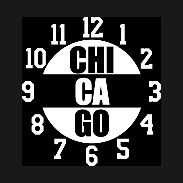 CHICAGO WALL CLOCK by JPS-CREATIONS