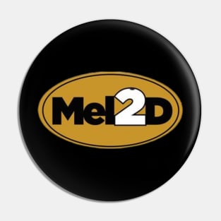 T-Shirt - Mel2D Logo Mel2D golden Pin