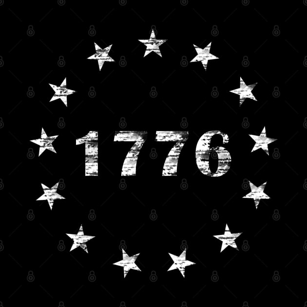 Betsy Ross Stars 1776 by nayzakgallery