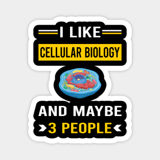 3 People Cell Cellular Biology Biologist Magnet