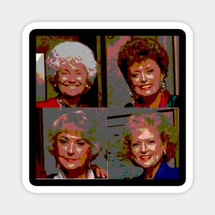 golden girls face Magnet