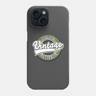Geraldton Australia vintage logo. Phone Case
