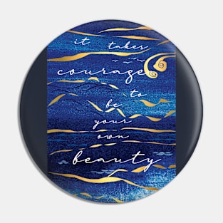 Be Your Own Beauty Kintsugi Pin