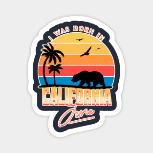 Was born in California June Magnet