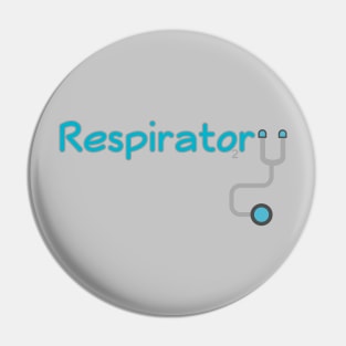 Respiratory Stethoscope Pin